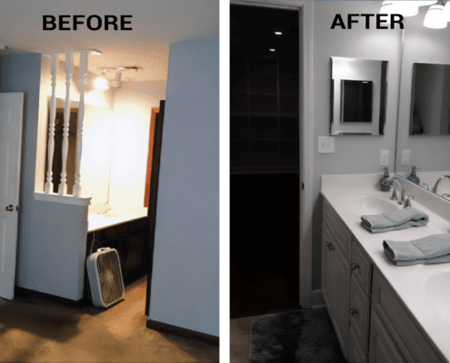 Bathroom Remodel Before and After